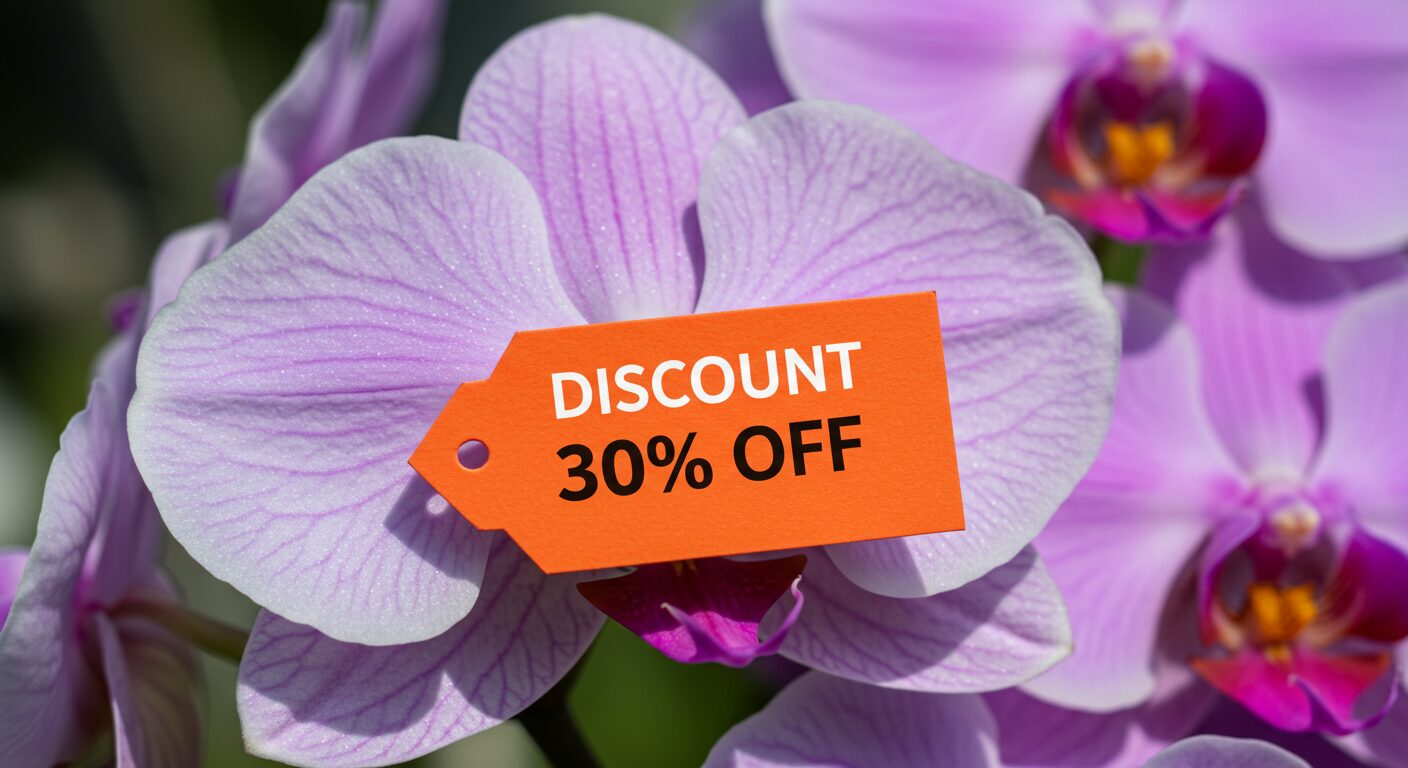 discount30％off胡蝶蘭